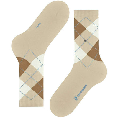 Burlington Beige Rib Court Socks