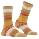 Burlington Beige Stripe Socks