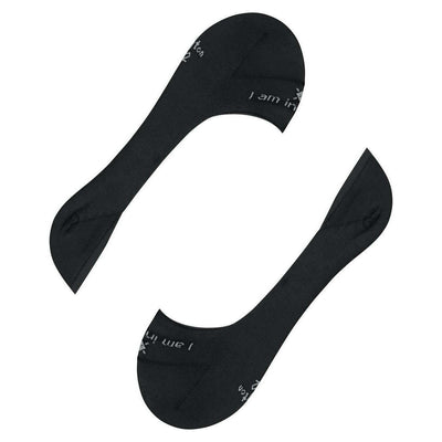 Burlington Black Aberdeen No Show Socks