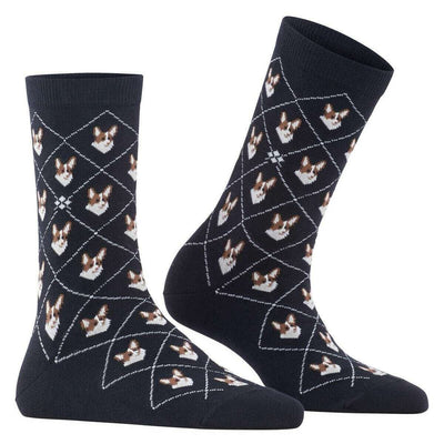Burlington Black Corgi Socks