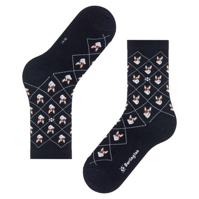 Burlington Black Corgi Socks