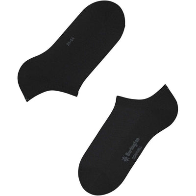 Burlington Black Cornwall Sneaker Socks