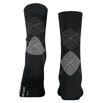 Burlington Black Covent Garden Socks