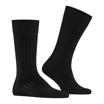 Burlington Black Duke Street Socks