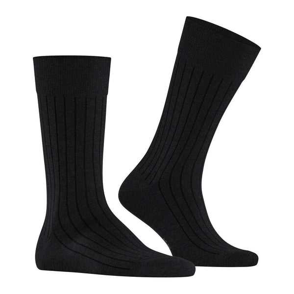 Burlington Black Duke Street Socks