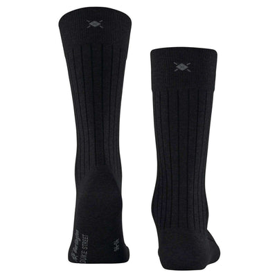 Burlington Black Duke Street Socks