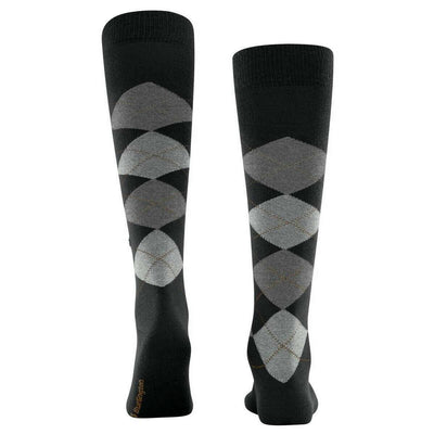 Burlington Black Edinburgh Knee High Socks
