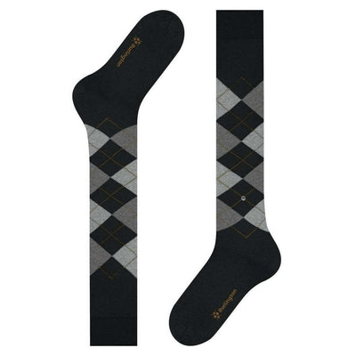 Burlington Black Edinburgh Knee High Socks