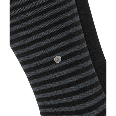 Burlington Black Everyday Stripe 2-Pack Socks