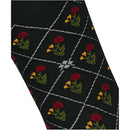 Burlington Black Flower Socks