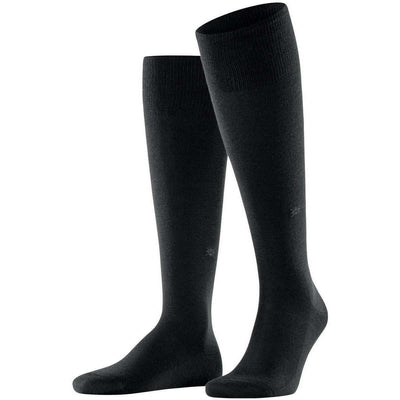 Burlington Black Leeds Knee High Socks