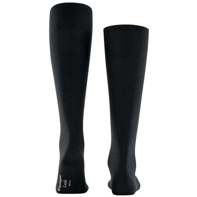 Burlington Black Leeds Knee High Socks