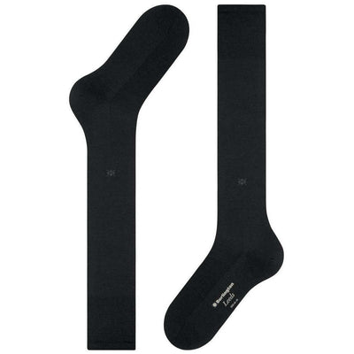 Burlington Black Leeds Knee High Socks