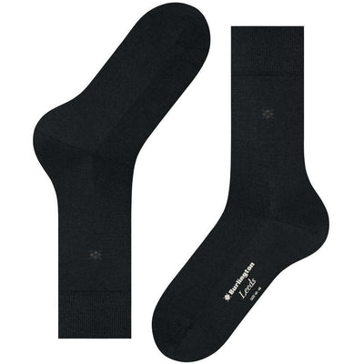 Burlington Black Leeds Socks
