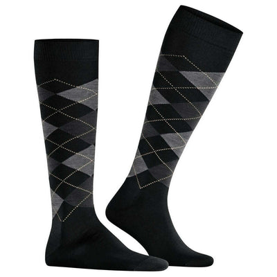Burlington Black Manchester Knee High Socks