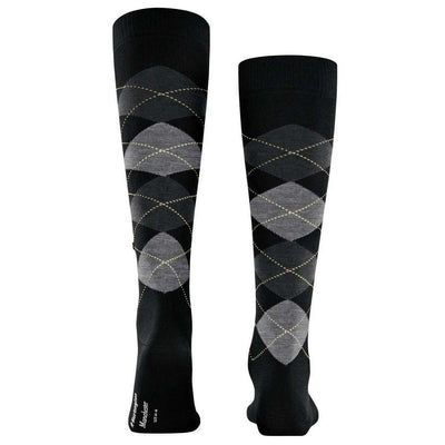 Burlington Black Manchester Knee High Socks