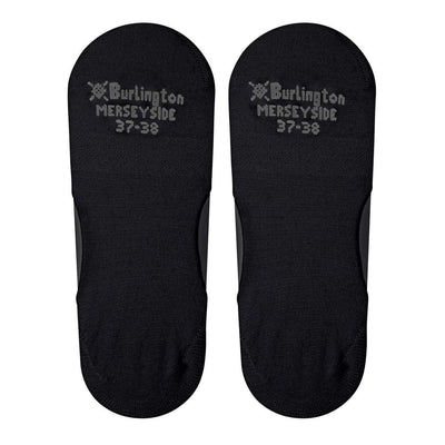 Burlington Black Merseyside Invisible Socks