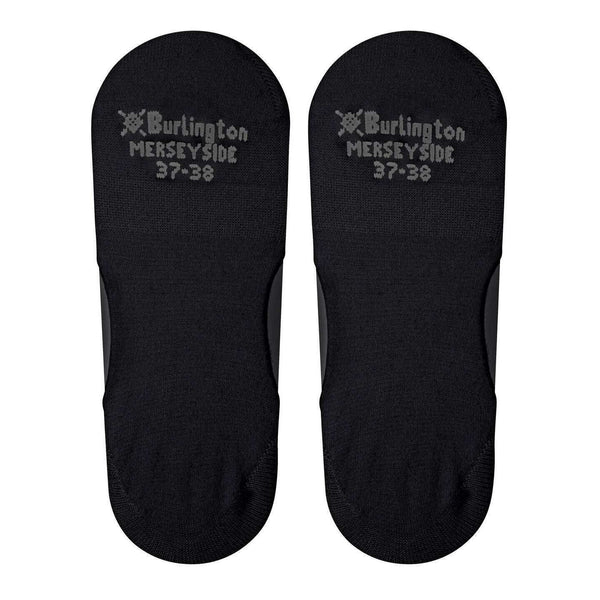 Burlington Black Merseyside Invisible Socks