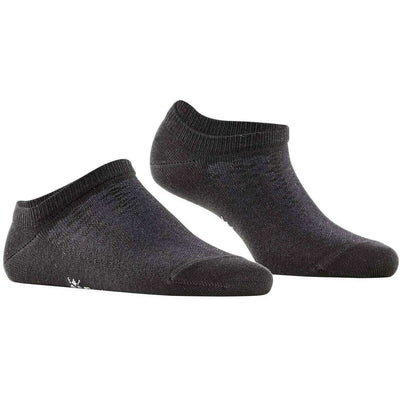 Burlington Black Merseyside Trainer Socks
