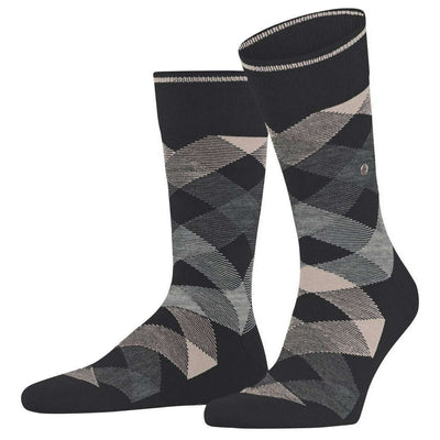 Burlington Black Newcastle Socks