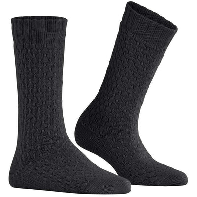 Burlington Black Orkney Socks