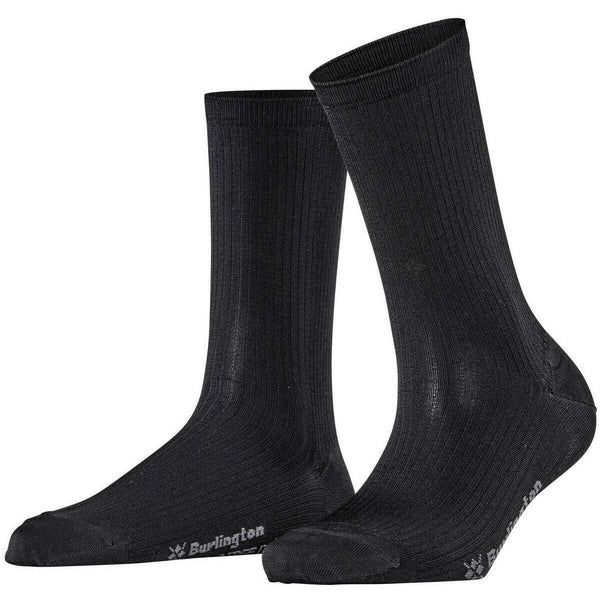 Burlington Black Princess Street Socks