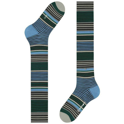 Burlington Black Stripe Knee High Socks