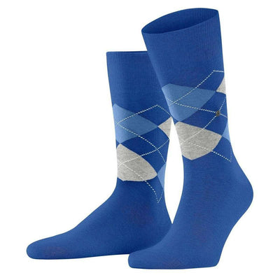 Burlington Blue Argyle Basic Gift Box Socks