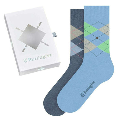 Burlington Blue Basic Gift Box Socks