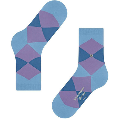 Burlington Blue Bonnie Short Socks