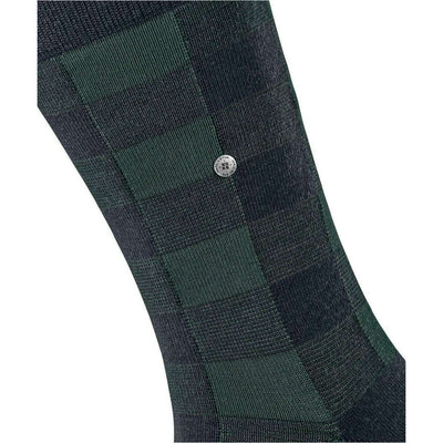 Burlington Blue Buffalo Check Socks