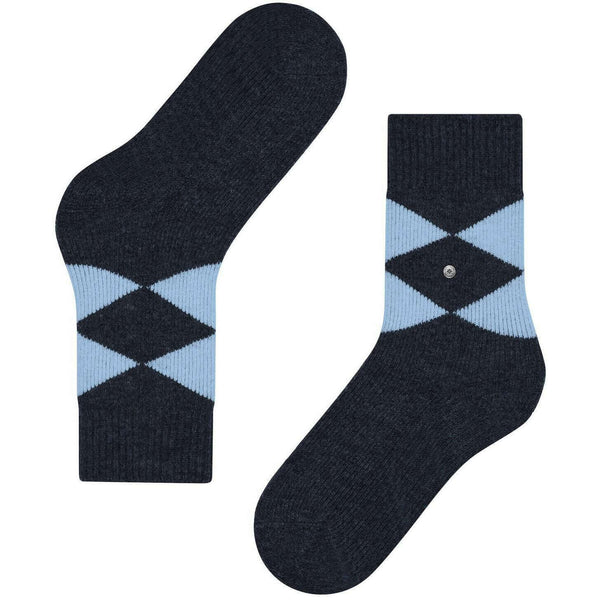 Burlington Blue Cozy Slipper Socks