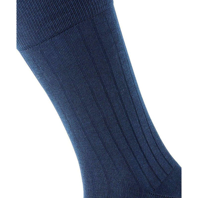 Burlington Blue Duke Street Socks