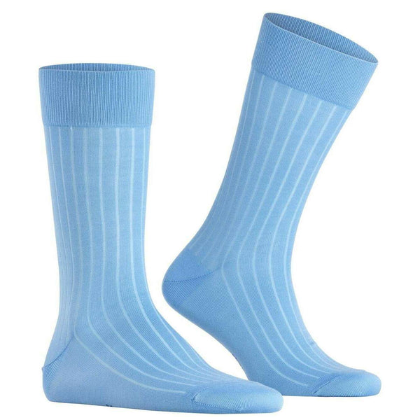 Burlington Blue Duke Street Socks
