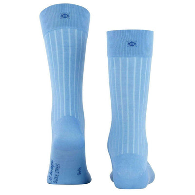 Burlington Blue Duke Street Socks