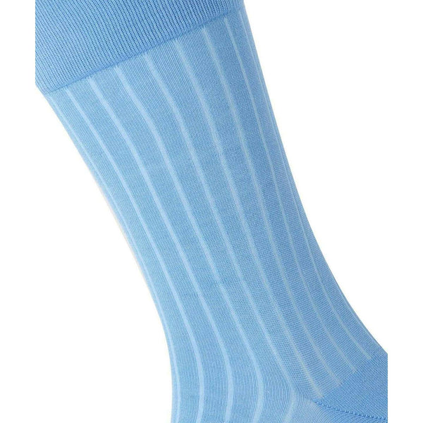 Burlington Blue Duke Street Socks