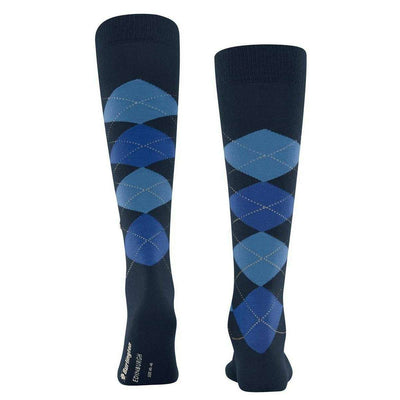 Burlington Blue Edinburgh Knee High Socks