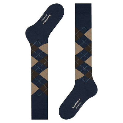 Burlington Blue Edinburgh Knee High Socks