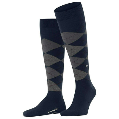 Burlington Blue Edinburgh Knee High Socks