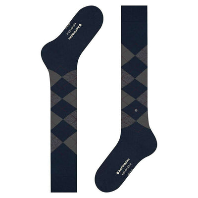Burlington Blue Edinburgh Knee High Socks