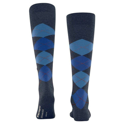 Burlington Blue Edinburgh Knee High Socks