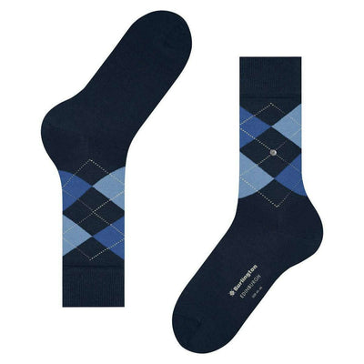 Burlington Blue Edinburgh Socks