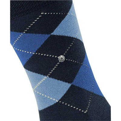 Burlington Blue Edinburgh Socks