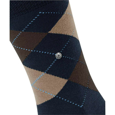 Burlington Blue Edinburgh Socks