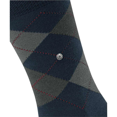 Burlington Blue Edinburgh Socks