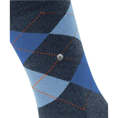 Burlington Blue Edinburgh Socks
