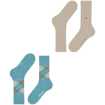 Burlington Blue Everyday Mix 2-Pack Socks