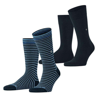 Burlington Blue Everyday Stripe 2-Pack Socks