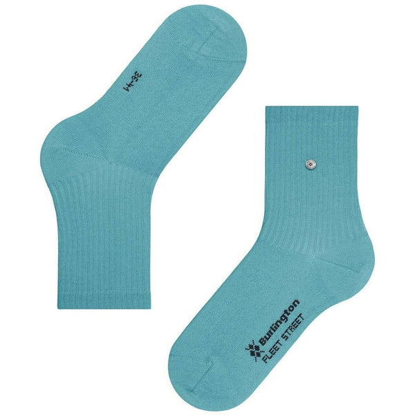 Burlington Blue Fleet Street Socks