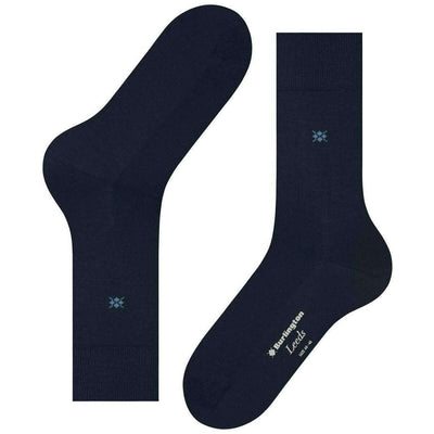 Burlington Blue Leeds Socks